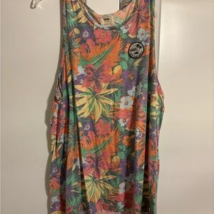 VANS Off The Wall Men’s Floral Tank Top Size Large